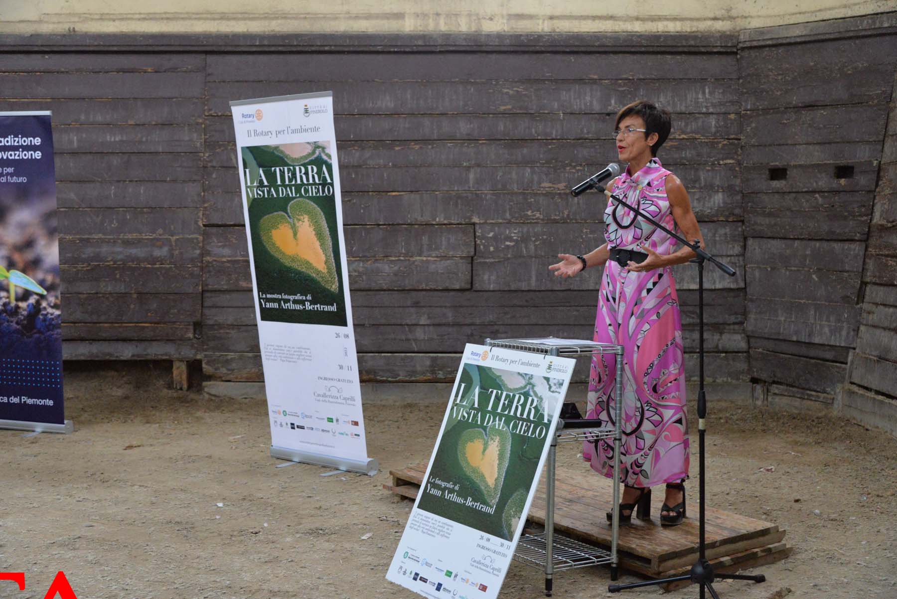 Avv. Elisa Debernardi — mostra La Terra Vista dal Cielo, Pinerolo